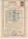 1924. KINGDOM OF SHS,BOSNIA,BANJA LUKA,GIMNASIUM SCHOOL REPORT,5 DIN STATE REVENUE STAMP - Briefe U. Dokumente