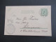 1907 Österreich / Tschechien GA K1 Machov * Machau Und Ank. KOS Kreisobersegmentstempel Lehmwasser Kr. Waldenburg Schles - Briefkaarten