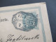 1900 Österreich GA 5 Heller Strichstempel Dornbirn - Elmshorn Mit Ank. Stp. Abs. Emil Bröll Mech. Spannstab Fabrik - Briefkaarten