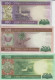 MAURITANIA 100 200 500 Ouguiya 2013 2015 P 16b 17 18 UNC Set Of 3 Banknotes With Last 3 Matching Serials - Mauritanië