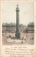 FRANCE - Paris - Vue Générale De La Colonne Vendôme - Animé - Vue Sur La Place - Carte Postale Ancienne - Squares