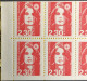 2629-C1 Daté 4/ 21-11-89  Briat 2.30 Rouge, Découpe En Biais - Modern : 1959-…