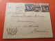 GB - Enveloppe De Edinburgh Pour La France En 1885 - Ref 3417 - Brieven En Documenten