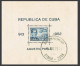 Cuba C61a-C62a,C61b-C62b,used.Michel B.11-14. Flight Of Augustin Parla-30.1952. - Ungebraucht