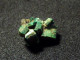 Torbernite Cluster  ( 1 X 0.5 X 1 Cm ) Margabal - Aveyron - France - Minerals