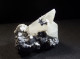 Calcite With Galena ( 4.5 X 3 X 2 Cm ) Sweetwater Mine - Ellington - Reynolds County - Missouri, USA - Minerals