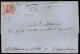 Ltr 1858 -  Napoli - Lettera T. Dell'Annunziata A S. Costantino, 2 Grana (5a) Strade Ferrate, Cert Merone/Colla (15.000) - Naples