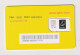 UGANDA -  Zain Unused Chip SIM Phonecard - Uganda