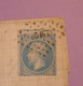 DK 21 FRANCE BELLE  LETTRE  1867 MARSEILLE A LYON +LOS. LM2 N°29 PIQUETAGE DECAL.   AFF. INTERESSANT +++ + - 1849-1876: Klassieke Periode