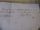 FREDERIC COUVREU DE DECKERSBERG Autographe Signé 1841 BANQUIER VEVEY SUISSE - Historical Figures