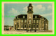 SUDBURY, ONTARIO - POST OFFICE - ANIMATED WITH PEOPLES - TRAVEL IN 1949 - PECO - - Other & Unclassified