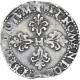 Monnaie, France, Henri III, 1/2 Franc Au Col Plat, 1588, Bordeaux, TTB, Argent - 1574-1589 Henri III