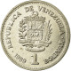 Monnaie, Venezuela, Bolivar, 1989, TTB, Nickel Clad Steel, KM:52a.2 - Venezuela