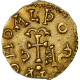 Monnaie, France, Domoaldo, Triens, 620-675, Neuvy, SUP, Or - 470-751 Merovingian