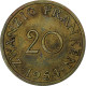 Monnaie, Saare, 20 Franken, Paris, TB, Bronze-Aluminium, KM:2 - 20 Francos