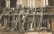 Bruyères Le Chatel * RARE 2 Cartes Photos 1907/1908 * Travaux De Cimentier ! * Villa Manoir Château Ouvriers - Bruyeres Le Chatel