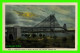 WINDSOR, ONTARIO - VIEW OF AMBASSADOR BRIDGE AT NIGHT, SANDWICH - PECO - - Windsor