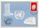 United Nations 1981 / Germany 2003 Postcard W/ UN-Geneva Scott  & Germany 1c., 5c. & 39c. ATM / Frama Stamps - Lettres & Documents