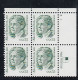 Sc#2940, Alice Hamilton MD Great American Series 1999 Issue 55-cent Stamp Plate # Block Of 4 - Plaatnummers