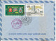 Hungary Registered Air Mail Cover Sent To USA 20-12-1980 Unclaimed And Returned To Sender With A Lot Of Stamps On Front - Covers & Documents