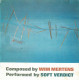 Soft Verdict / Wim Mertens - Usura Early Works (1981-1982). CD - New Age