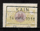 CHEMINS DE FER TR 39, Obliteration Centrale, KAIN, R.RARE - Autres & Non Classés