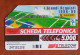 Carte Téléphonique Italie, Panini Calcio Sebastian Veron, Télécom, Utilisée, - Publieke Thema