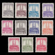 BELGIAN CONGO .1941.K.ALBERT MEMORIAL.SCOTT 173-183.MNH. - Nuevos