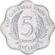 Monnaie, Etats Des Caraibes Orientales, 5 Cents, 1997 - East Caribbean States