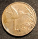 TRINIDAD AND TOBAGO - 1 CENT 1999 - Oiseau Colibri - KM 29 - Trinité-et-Tobago - Trinidad & Tobago