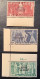 BIT 1939 5f SELTEN MIT PLATTENZEICHEN #57-59 **MNH LUXUS S.D.N BUREAU INTERNATIONAL DU TRAVAIL (UN UNO Schweiz Genève - Dienstmarken