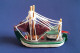 Maquette Bateau Chalutier Miniature Bois Ancien Vintage - Autres & Non Classés