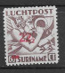 Suriname 1945, NVPH LP24f (kopstaande 1) MNH, Kw 50 EUR (SN 2647) - Surinam ... - 1975