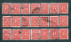 Delcampe - Germany, Allied Occup., 1946, Lot Of 243 Stamps From Set MiNr 911-937 - Used - Usados