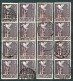 Delcampe - Germany, Allied Occup., 1947/48, Lot Of 102 Stamps MiNr 957 + 960 + 963-64 + 970 - Used - Oblitérés