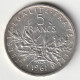 5 Francs Argent 1961 - Silver - - 5 Francs