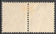 Schweiz Suisse 1909: ERSTER Kehrdruck 1er Tête-bêche Zu K1 Mi K3 * Mit Falz Trace MLH (Zu CHF 80.00 -50%) - Tête-bêche