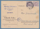 Bizone AM-Post Dt. Druck 3Pfg Mi.-Nr. 17aC Vert. Paar Auf Schach-Postkarte - Gebraucht