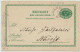 SUÈDE / SWEDEN - 1894 - "KILLEBERG" CDS On 5ö Postal Card Mi.P12aF Addressed To Nässjö - Lettres & Documents