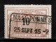 Chemins De Fer TR 15, Obliteration Centrale Nette MILLE POMMES (SINAY Apres 1909), R.RARE - Other & Unclassified