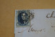 Bel Envoi,très Belle Oblitération Poste,belle Marge,Châtelineau Poste N° 120 - 1849-1850 Médaillons (3/5)