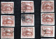 ⁕ Czechoslovakia 1918-1919 ( Castle Of Prague ) ⁕ Hradcany 100 H. Mi.8 ⁕ 33v Used / Shades / Imperf. - Scan - Usados