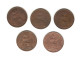 608/ Grande-Bretagne : Georges VI : 5 X 1 Penny : 1937 - 1938 - 1940 - 1946 - 1948 - Altri & Non Classificati