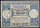 BELGIQUE BELGIE BELGIUM 1951, Lo15  8 FRANCS BELGES International Reply Coupon Reponse Antwortschein IAS IRC  O BRUXELLE - Internationale Antwoordcoupons