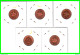 ALEMANIA – GERMANY - ( REPUBLICA FEDERAL ) SERIE DE LAS 5 MONEDAS DE 2.- PFENNING . AÑO 1991 LAS 5 CECAS - 2 Pfennig