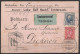 Luxembourg - CP Postkarte Avis De Réception D'un Paiement (contre-remboursement) Affr.35c Càpt ECHTERNACH /31.12.1906 Po - 1906 Willem IV