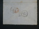 DL 8 ESPAGNE  BELLE LETTRE 1866 SAN SEBASTIAN A PARIS   +VU BEHR.DISPERSION COLLECTION+++ - Storia Postale