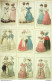 Gravures De Mode Costume Parisien 1826 Lot 20 9 Pièces - Etchings