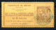RC 27184 MONACO COTE 570€ N° 1 TIMBRE TÉLÉPHONE 50c BRUN SUR JAUNE OBLITÉRATION DE 1894 EN BLEU ( VOIR DESCRIPTION ) - Telefoonzegels