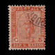 SAN MARINO STAMP.1899.5c Brown Org .SCOTT 34.USED - Gebraucht